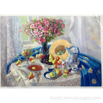 Beautiful deep artistic oil painting for home